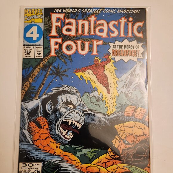 The Fantastic Four #360 (1992) Marvel Comics, 1st App of Dreadface, NM - Picture 13 of 14